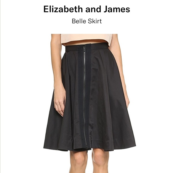 HP🎉 ELIZABETH AND JAMES Belle 2 way zip skirt - Picture 2 of 8